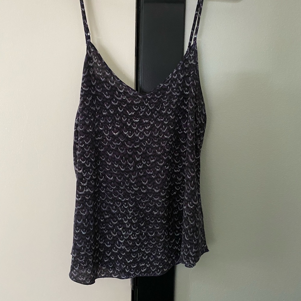 Aritzia Wilfred silk cami tank medium